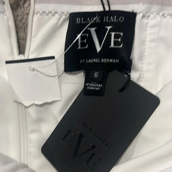 Black Halo Divina Metallic Sheath Dress Size 6 NWT - Picture 9 of 13